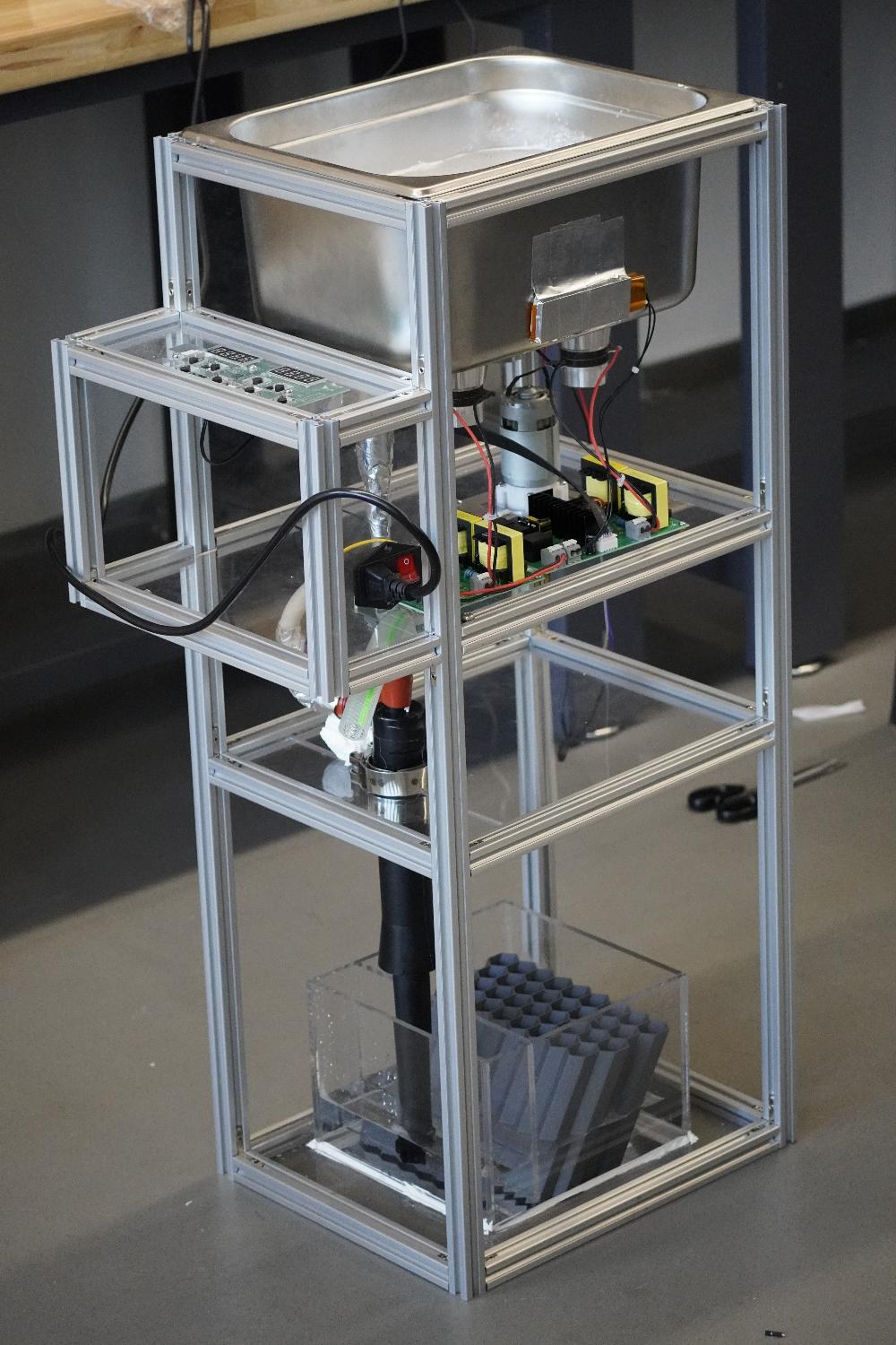 Microplastix experimental setup